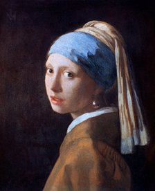 'Girl with a Pearl Earring', c1665. Artist: Jan Vermeer