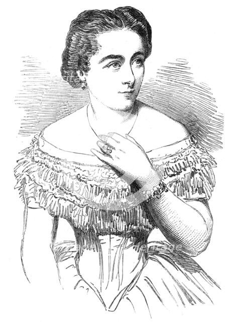 Madame Marie Cabel - drawn by Baugniet, 1854. Creator: Unknown.