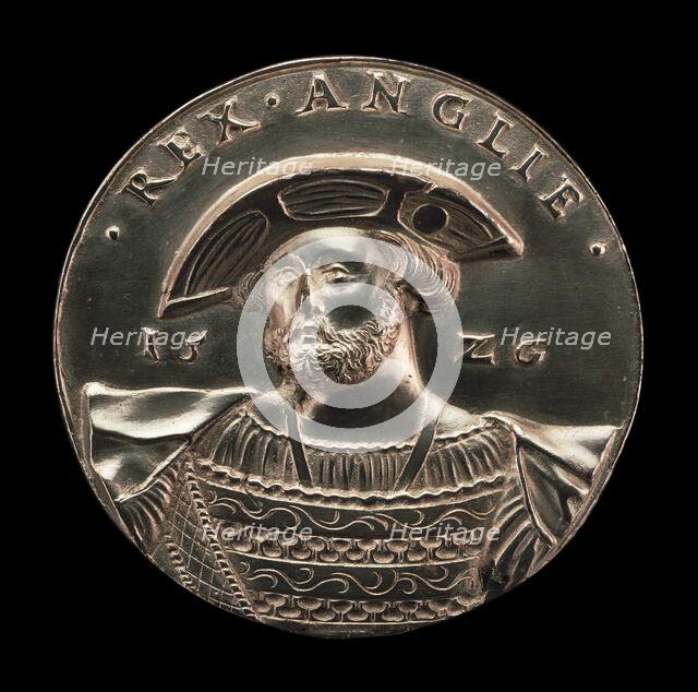 Henry VIII, 1491-1547, King of England 1509 [obverse], 1526. Creator: Hans Daucher.