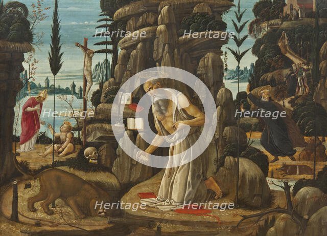 The Penitent St Jerome. Creator: Jacopo del Sellaio.