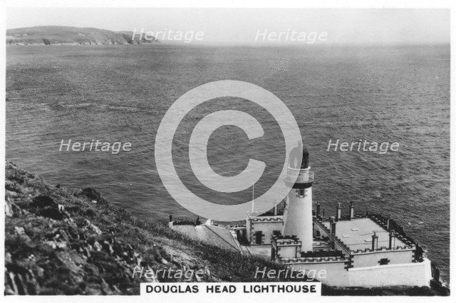 Douglas Head Lighthouse, Isle of Man, 1937. Artist: Unknown