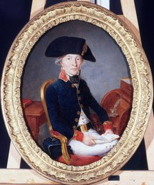 Portrait d'un officier de la garde nationale à l'époque révolutionnaire, c1789. Creator: Ecole Francaise.