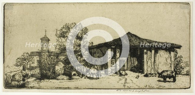 A Tuscan Farm, 1904. Creator: Donald Shaw MacLaughlan.