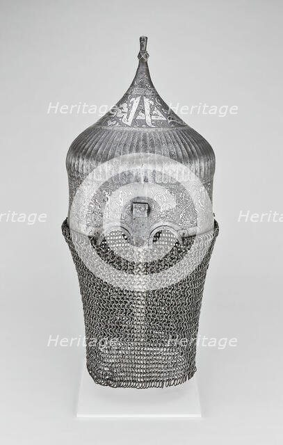 Turban Helmet, Western Iran, c. 1475/1500. Creator: Unknown.