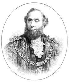 Mr. Alderman J. W. Ellis, the new Lord Mayor of London, 1881. Creator: Unknown.