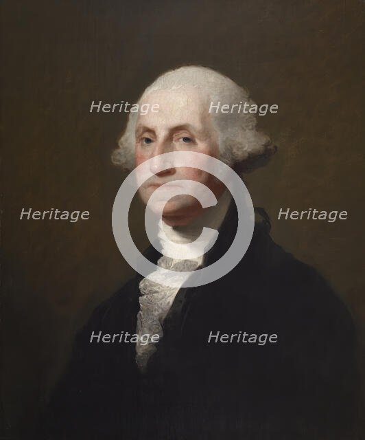 Portrait of George Washington, 1825. Creator: Gilbert Stuart.