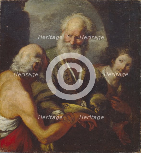 Saint Peter healing a paralytic. Artist: Strozzi, Bernardo (1581-1644)