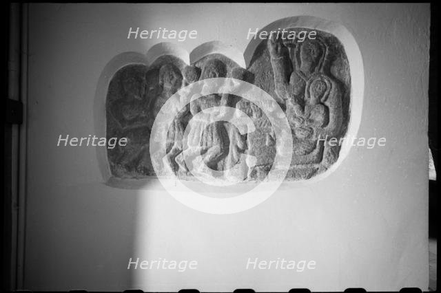 Relief, Church of St Gregory the Great, Kirknewton, Northumberland, c1955-c1980. Creator: Ursula Clark.