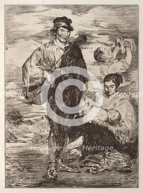 Les Gitanos. Creator: Edouard Manet (French, 1832-1883).