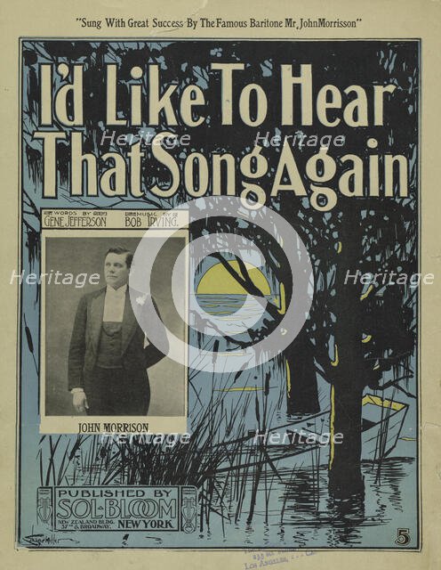 'I'd like to hear that song again', 1899. Creator: Unknown.