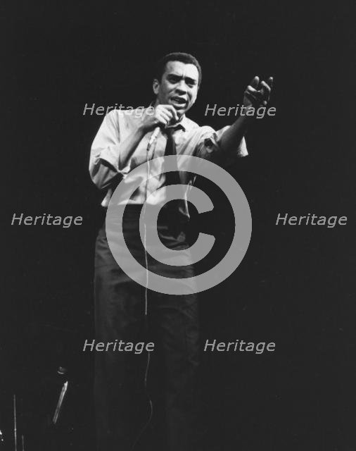 Oscar Brown Jr, London, 1963. Creator: Brian Foskett.