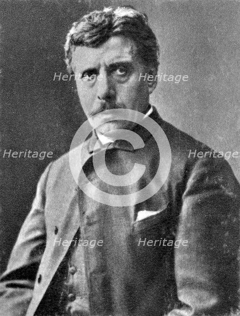 Alexandre Falguiere, French sculptor and painter, 1890. Artist: Unknown