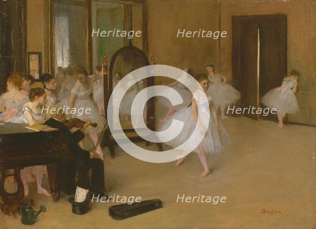 The Dancing Class, ca. 1870. Creator: Edgar Degas.