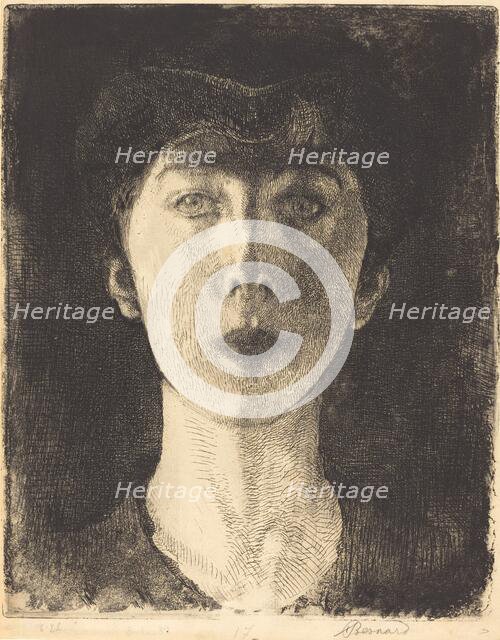 Queen Elisabeth of Belgium (La Reine Élisabeth de Belgique), 1917. Creator: Paul Albert Besnard.