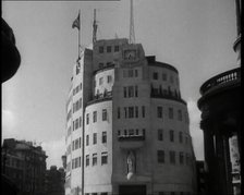 BBC Broadcasting House, 1936. Creator: British Pathe Ltd.