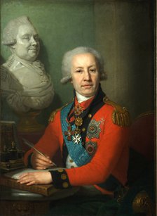 Portrait of baron Alexei Vasilyev, 1800. Artist: Borovikovsky, Vladimir Lukich (1757-1825)