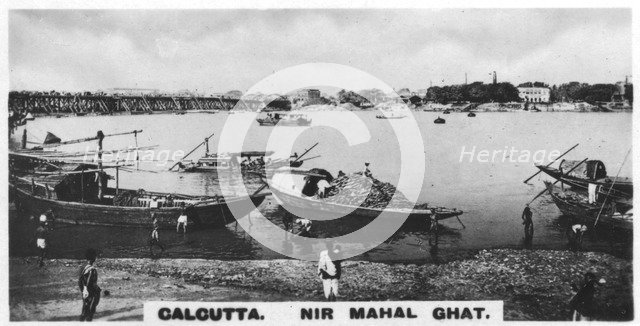 Nir Mahal Ghat, Calcutta, India, c1925. Artist: Unknown