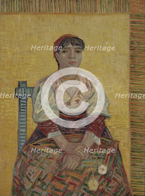 The Italian Woman, 1887. Artist: Gogh, Vincent, van (1853-1890)