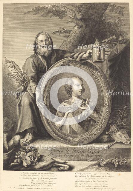 Louis le Bien Aimé. Creator: Pierre François Basan.