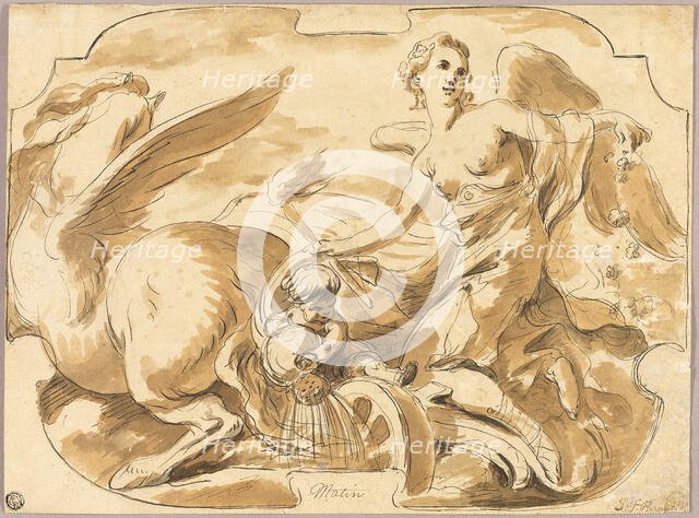 Aurora in Her Chariot, n.d. Creator: Joseph Francois Parrocel.