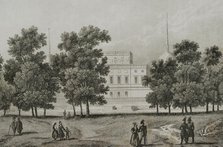 Mikhailovsky Castle, Saint Petersburg, Russia, 1839.  Creator: Augustin François Lemaitre.