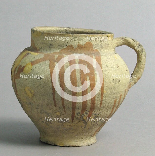 Jar, French, 1200-1400. Creator: Unknown.