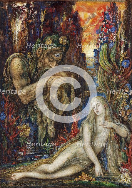 Galathea, ca 1896. Artist: Moreau, Gustave (1826-1898)