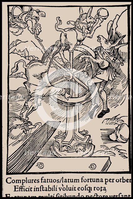 Illustration to the book "Ship of Fools" by Sebastian Brant, 1497. Creator: Anonymous.
