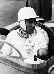 Stirling Moss at Goodwood, 1954. Artist: Unknown