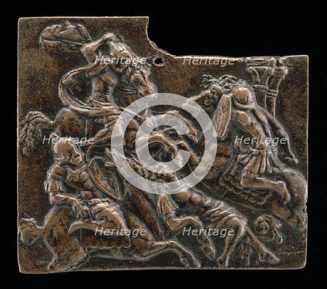 A Combat of Horsemen, c. 1500. Creator: Unknown.