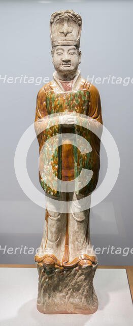 Civil Official (Wenguan), Tang dynasty (618-907 A.D.), 8th century. Creator: Unknown.