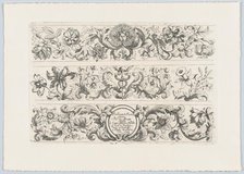 Foliage and flowers (Feuillages et Fleurs), 1719. Creators: Anders Bleckert von Nieroth, Carl Ludvig von Drenteln.