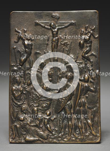 The Crucifixion, 16th century. Creator: Moderno (Italian, 1467-1528), cast after a model by.