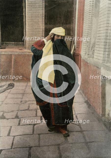 'Persane En Costume De Ville', (Persian in City Dress), 1900. Creator: Unknown.