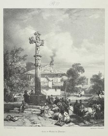 Croix de Moulin des Planches, 1827. Creator: Richard Parkes Bonington.
