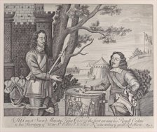 His most Sacred Majesty King Charles the first giving his Royal Orders to his Secretary of..., 1705. Creator: Anon.