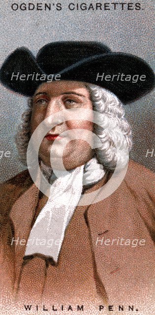 William Penn, English member of the Society of Friends, popularly known as Quakers, 1920. Artist: Unknown