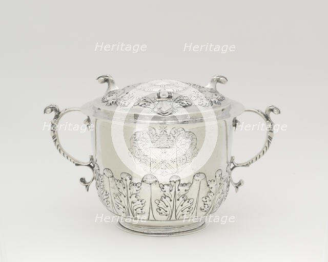 Two-Handled Covered Cup, 1698/1720. Creator: Cornelius Kierstede.