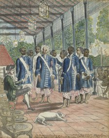 Council representatives in Colombo, 1785. Creator: Jan Brandes.