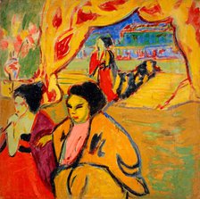 Japanese Theatre, 1909. Creator: Kirchner, Ernst Ludwig (1880-1938).