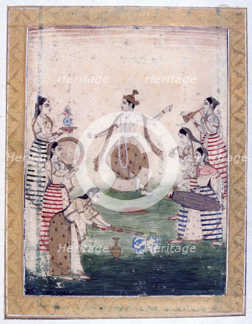 Vasanta Ragini, Ragamala Album, School of Rajasthan, 19th century. Artist: Unknown