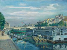 The Bridge of Louis Philippe, 1875. Creator: Armand Guillaumin.