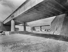M1 Motorway, Challney, Luton, Bedfordshire, 06/07/1959. Creator: John Laing plc.