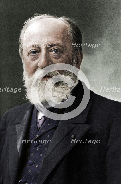 Camille Saint-Saens (1835-1921), French composer, organist, conductor, and pianist of the Romanti Creator: Nadar.