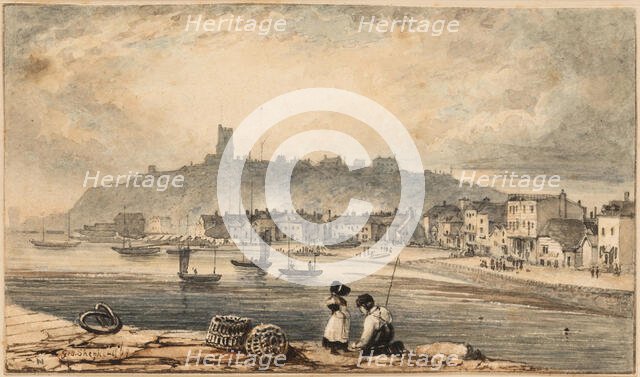 A Welsh Harbor, late 18th or early 19th century. Creator: George Shepheard.