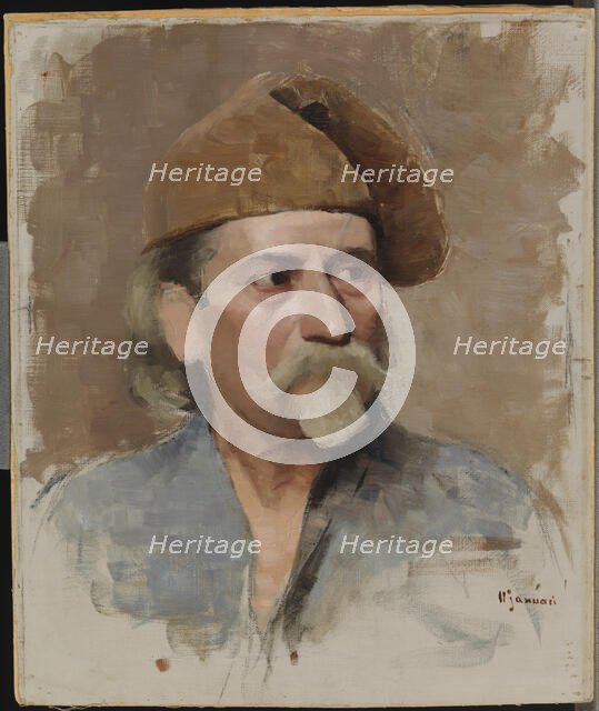 Sketch for the Painting Poverty, c1900s. Creator: Hanna Frosterus-Segerstrale.