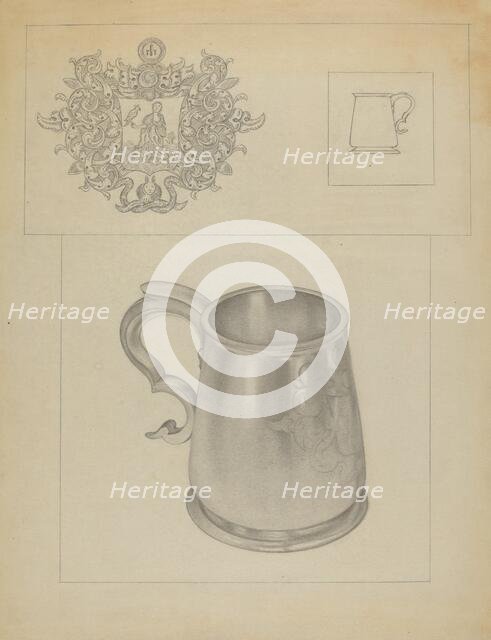 Silver Mug, c. 1936. Creator: Isidore Steinberg.