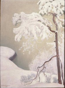 First Snows, 1931. Creator: Halonen, Pekka (1865-1933).