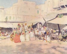 'In the Market-place, Jeypore', 1905. Artist: Mortimer Luddington Menpes.