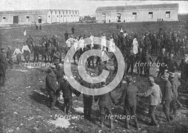 'Les hotes de la Tunisie; contingents Serbes et prisonniers allemands : les jeunes soldats..., 1916. Creator: Combarel.